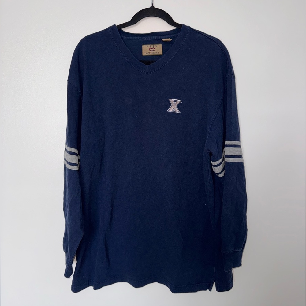 Vintage Xavier University Sweatshirt, Vest Sportswear, Pullover, Men’s XL